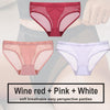 Low Waist Mesh Solid Color Briefs - Myluvfit