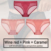 Low Waist Mesh Solid Color Briefs - Myluvfit