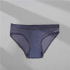 Low Waist Mesh Solid Color Briefs - Myluvfit
