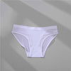 Low Waist Mesh Solid Color Briefs - Myluvfit