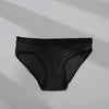 Low Waist Mesh Solid Color Briefs - Myluvfit