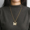 Stunning 18ct Gold Plated Solid Necklace - Electroplated Jewelry for a Touch of Luxury! - Myluvfit