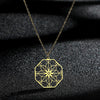 Mandala Flower Pendant Necklace - Myluvfit