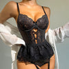 New Body-shaping Love Lace Backless See-through Sexy Erotic Lingerie - Myluvfit