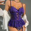 New Body-shaping Love Lace Backless See-through Sexy Erotic Lingerie - Myluvfit