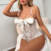 One-piece Lingerie See-through Lingerie Sexy Deep V Lingerie - Myluvfit