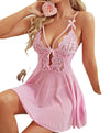 Pajamas Mesh Lace Sling Transparent Lingerie - Myluvfit