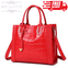 Parisian Chic: Crocodile-Embossed Leather Handbag for Women