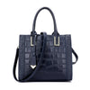 Crocodile Pattern Woven Handbag Women Leather Handbags - Myluvfit