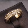 Stunning European & American Style Golden Ring Jewelry - Copper Plated Fashion Ring - Myluvfit