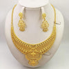 Stunning Gold Jewelry Set: Perfect African Wedding Gifts for Women - Necklace & Earrings - Myluvfit