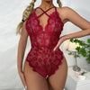 Red Lingerie Lace Pajamas Lingerie One-piece Lingerie Net Lingerie - Myluvfit