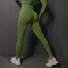 Seamless Stretch High Waist Belly Contracting And Close-fitting Trousers - Myluvfit