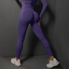 Seamless Stretch High Waist Belly Contracting And Close-fitting Trousers - Myluvfit