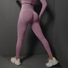 Seamless Stretch High Waist Belly Contracting And Close-fitting Trousers - Myluvfit