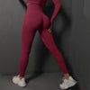 Seamless Stretch High Waist Belly Contracting And Close-fitting Trousers - Myluvfit