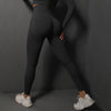 Seamless Stretch High Waist Belly Contracting And Close-fitting Trousers - Myluvfit