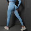 Seamless Stretch High Waist Belly Contracting And Close-fitting Trousers - Myluvfit