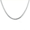 6MM Full Side Silver Plated Necklace - Myluvfit