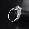 Simulated Diamond Engagement Ring - Women's Wedding Rings Jewelry - Myluvfit