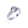 Simulated Diamond Engagement Ring - Women's Wedding Rings Jewelry - Myluvfit