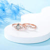 2pcs Green Moss Stone Agate Rings - Fashion Jewelry for Women - Myluvfit