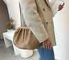 Soft Leather Weave Lady Handbag - Myluvfit