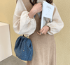 Soft Leather Weave Lady Handbag - Myluvfit