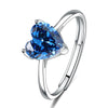 Loving Heart Zircon Women's Creative Ring - Myluvfit