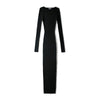 Slimming Sheath Long Sleeve Knitted Dress - Myluvfit