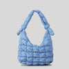 Simple Quilted Bubble Texture Cloud Pleated Handbag For Women - Myluvfit