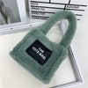 Lamb Fur Fluffy Bag Niche Fashion Mini Tote Handbag Female - Myluvfit