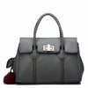 Leather handbags lychee pattern handbag - Myluvfit