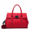 Leather handbags lychee pattern handbag - Myluvfit