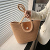 New Pearl Bag Large Capacity Cotton String Woven Handbag For Women - Myluvfit