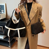 2pcs Women Plush Totes Casual Large-capacity Suede Handbag Winter Bags - Myluvfit