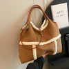 2pcs Women Plush Totes Casual Large-capacity Suede Handbag Winter Bags - Myluvfit