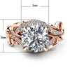 Stunning Flower Design Jewelry: Rose Gold Ring for Women - Myluvfit
