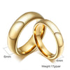 Stylish Glossy Tungsten Steel Couple Rings - Perfect for Him and Her! - Myluvfit