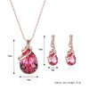 Sparkle with Style: Alloy Gemstone Jewelry Set Necklace - Perfect for Every Occasion! - Myluvfit