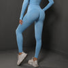 High Waist Seamless Yoga Pants Women's Solid Color Full Length Leggings Fitness Hip Up Running Sport Gym Legging Outfits - Myluvfit