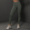 High Waist Seamless Yoga Pants Women's Solid Color Full Length Leggings Fitness Hip Up Running Sport Gym Legging Outfits - Myluvfit