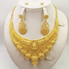 Stunning Gold Jewelry Set: Perfect African Wedding Gifts for Women - Necklace & Earrings - Myluvfit
