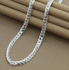 6MM Full Side Silver Plated Necklace - Myluvfit