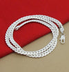 6MM Full Side Silver Plated Necklace - Myluvfit