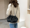 Soft Leather Weave Lady Handbag - Myluvfit